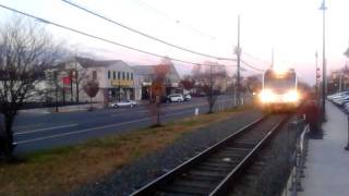 Riverline Light Rail approaching Palmyra Station [upl. by Delano261]