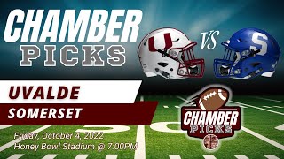 Chamber Picks Week 6Uvalde Coyotes VS Somerset Bulldogs [upl. by Schober]