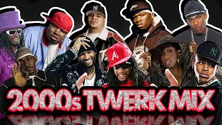 00s HIP HOP TWERK MIX Throwback 2000s Hip Hop DJ Mix ft Nelly Usher 50 Cent Chris Brown T Pain E 40 [upl. by Nerraf]