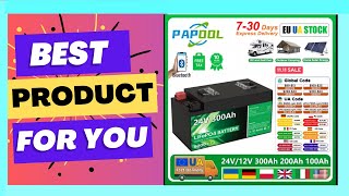 LiFePO4 24V 300Ah 200Ah 12V 100Ah 140Ah 48V Battery Pack 7680Wh Grade [upl. by Eveleen]