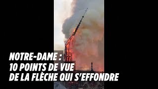 NotreDame  leffondrement de la flèche en 10 points de vue [upl. by Lemaceon316]