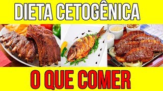 Dieta cetogênica Cardápio Semanal Simples Completo  O que Comer Passo a Passo [upl. by Adnawal]