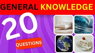 an easy general knowledge quizze guess the word  20 questions [upl. by Laubin258]