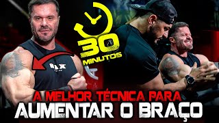 SEU BÍCEPS MAIOR EM 30 MINUTOS  MELHOR TÉCNICA [upl. by Eednak]