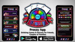 Best FREE Drinking Games App for Groups or Couples Preezy App [upl. by Etteniuqna616]