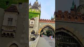 Vajdahunyad Castle  Castle of Dracula Budapest Hungary 🇭🇺 travel magyar dracula magyarország [upl. by Athalia]