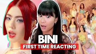 First time reacting to BINI  Pantropiko Performance Video amp Cherry On Top Official MV REACTION [upl. by Joselow928]