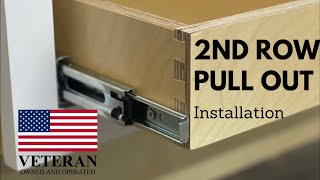 Install a 2nd row of pull out trays [upl. by Giverin87]