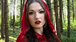 Red Riding Hood Halloween Costume Makeup [upl. by Nay]