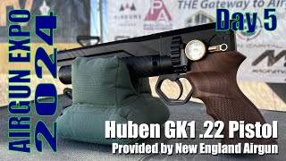 Title Airgun Expo 2024 – Live Day 5 – Huben GK1 22 Pistol  Provided by New England Airguns [upl. by Gert]