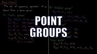 Quantum Chemistry 125  Point Groups [upl. by Godart]