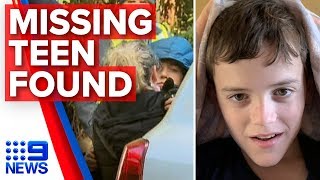 Missing autistic teen William Callaghan found safe and alive  Nine News Australia [upl. by Amliw]