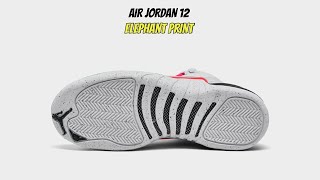 AIR JORDAN 12 Elephant Print [upl. by Konstanze597]