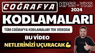 Coğrafya  TÜM KODLAMALAR 2024 I Enes Hoca I [upl. by Kanal]