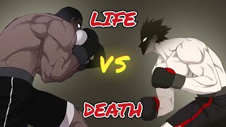 Webtoon The Boxer Aaron Tide VS Yu quotLIFE VS DEATHquot Battle of the MONSTERS Full Fight MMV [upl. by Lindon]