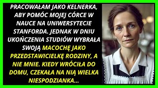 🍽️💔 PRACOWAŁAM JAKO KELNERKA ABY UTRZYMAĆ MOJĄ CÓRKĘ ALE WYRZUCIŁA MNIE GDY SKOŃCZYŁA STUDIA [upl. by Mcgrody634]