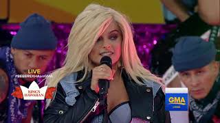 Bebe Rexha quotFerrariquot  Live at Good Morning America [upl. by Tcideneb]