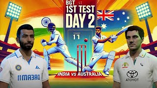 India vs Australia 1st Test Day 2  BorderGavaskar Trophy 202425 cricket24 bordergavaskartrophy [upl. by Clements]