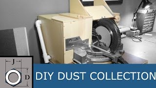 The Ultimate Dust Collection Hood for a Miter Saw [upl. by Barhos]