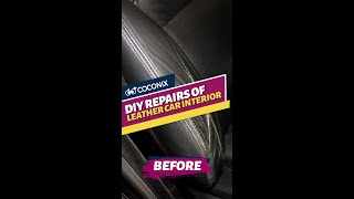 DIY Repairs Of Leather Car Interior [upl. by Heidie]