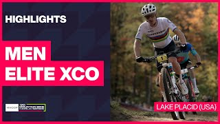 Lake Placid  Men Elite XCO Highlights  2024 WHOOP UCI Mountain Bike World Cup [upl. by Eornom598]