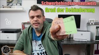 Schwerbehindertenausweis  Grad der Behinderung  Teil 1 [upl. by Nnael887]