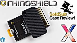 iPhone X Rhinoshield SolidSuit Case Review New Daily Case [upl. by Juna]