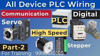 Part2 PLC Wiring Tutorial Digital High Speed Output Programming VFD Stepper Servo Wiring with PLC [upl. by Neeneg252]