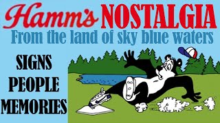 Vintage Hamms Beer Advertising from the Land of Sky Blue Watersibuyoldbeercom [upl. by Yrreg]