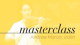 Andrew Manze  Violin Masterclass  YuEun Kim [upl. by Zap]