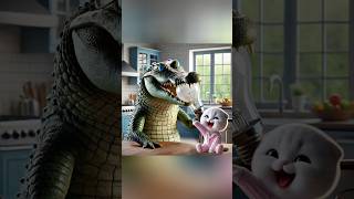 Cat cute Crocodile Becomes Decorative Lamp Monkey Snake Frog cat kucing funny [upl. by Anaahs]