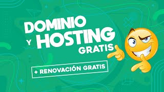 HOSTING y DOMINIO Gratis sin publicidad [upl. by Bradwell]