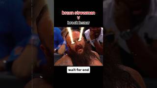 BrocklesnarvsBraunstrowman💪😈wwebrocklesnar shortvideo [upl. by Seyah]