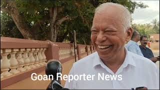 Goan Reporter Former CM Luizinho Faleiro comments on Political Issues in Goa [upl. by Imelida]