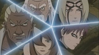 NarutoMadara vs Five Kages [upl. by Anifesoj]