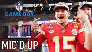 NFL Super Bowl LVIII Micd Up quotI want back to back to backquot  Game Day All Access [upl. by Obellia]