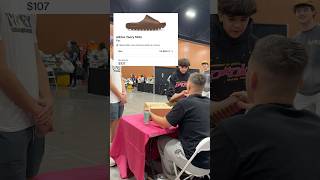 Buying Yeezy Slide Flax at Sneaker Con Phoenix sneakerhead reselling shoes buying [upl. by Aicilic161]