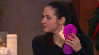 Floxite 5X Magnifying Lighted Mini Home and Travel Mirror on QVC [upl. by Ettenajna]