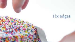 How to Decorate a Cake with sprinkles [upl. by Pincus]