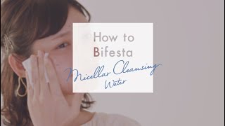 How To Use Bifesta Micellar Cleansing Water [upl. by Nedyarb539]