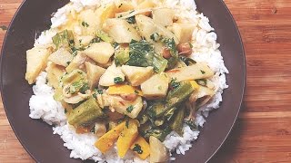 THAJSKÉ CURRY  RECEPT  VEGAN [upl. by Nedi]