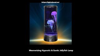 Lightahead® LED Fantasy Jellyfish Lamp Round with 5 color changing light effects [upl. by Ruzich]