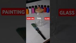 Painting This Expensive Glass Cup DIY painting [upl. by Nehtiek828]