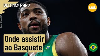 BRASIL X EUA NAS QUARTAS DE FINAL DO BASQUETE MASCULINO ONDE ASSISTIR À TRANSMISSÃO AO VIVO DO JOGO [upl. by Nellaf]