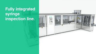 Fully integrated syringe inspection line without glasstoglass contact [upl. by Melvyn]