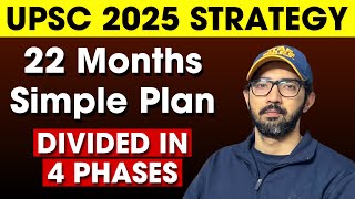 UPSC 2025 Strategy  22 Months Ultimate Plan for IAS Exam [upl. by Su346]