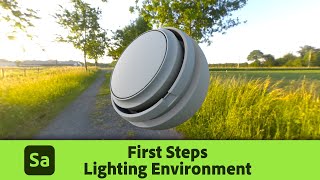 First Steps With Sampler Light Environment  Adobe Substance 3D [upl. by Vidal445]