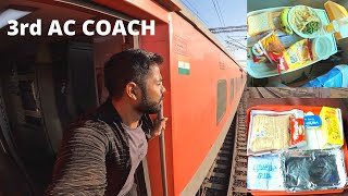 Howrah Rajdhani express AC 3 Tier Journey  Indias First Rajdhani  Unlimited FOOD [upl. by Kaye]