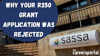 Why Your R350 Grant Application Was Rejected  Careers Portal [upl. by Leonie]