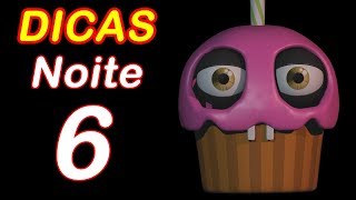 Como passar a noite 6 de FNAF 1 [upl. by Herman]